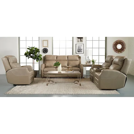 Power Reclining Living Room Group with HR